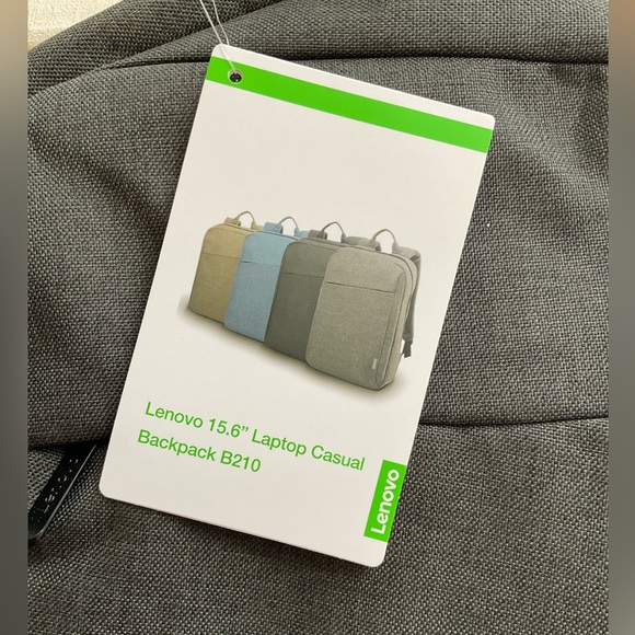 🆕 Lenovo 15.6" in. laptop Grey Lightweight School /Work /Trips Backpack B210 🎒 - Picture 12 of 15